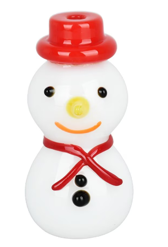 Photograph of product: Accessories - AFG - Snowman Glass Hand Pipe - 3.5"