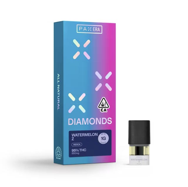 Photograph of product: Watermelon Z Diamonds Pax Pod 1g - 