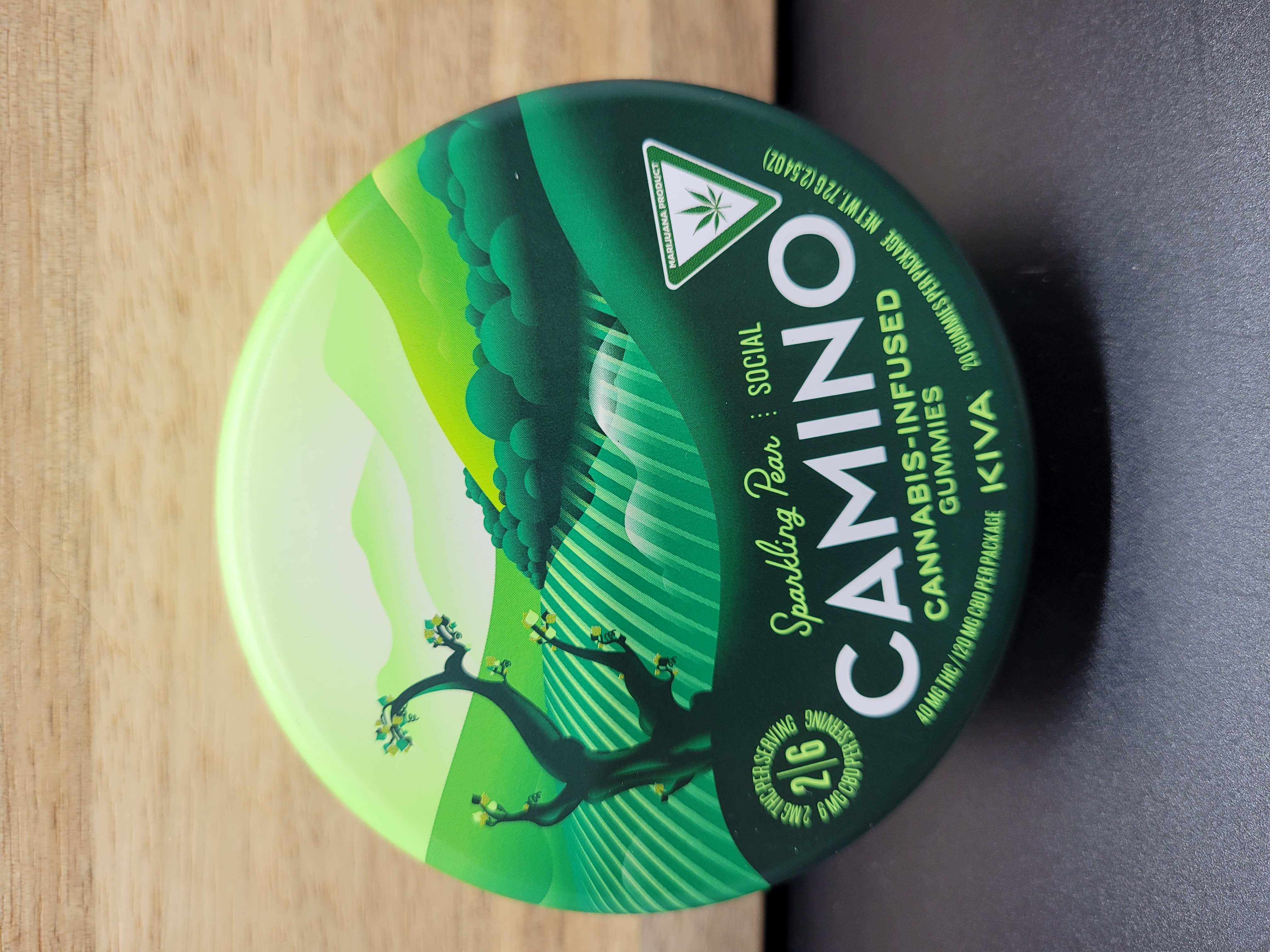 Photograph of product: CM | Sparkling Pear Gummies | 40mg TH-oui : 120mg CBD (AU)