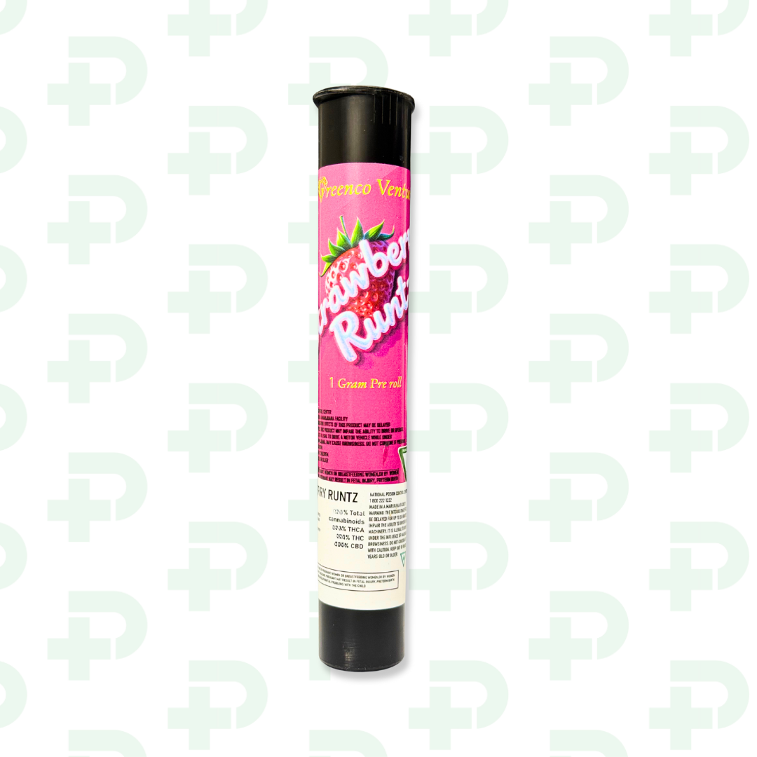 Photograph of Product: GreenCo Preroll - Strawberry Runtz