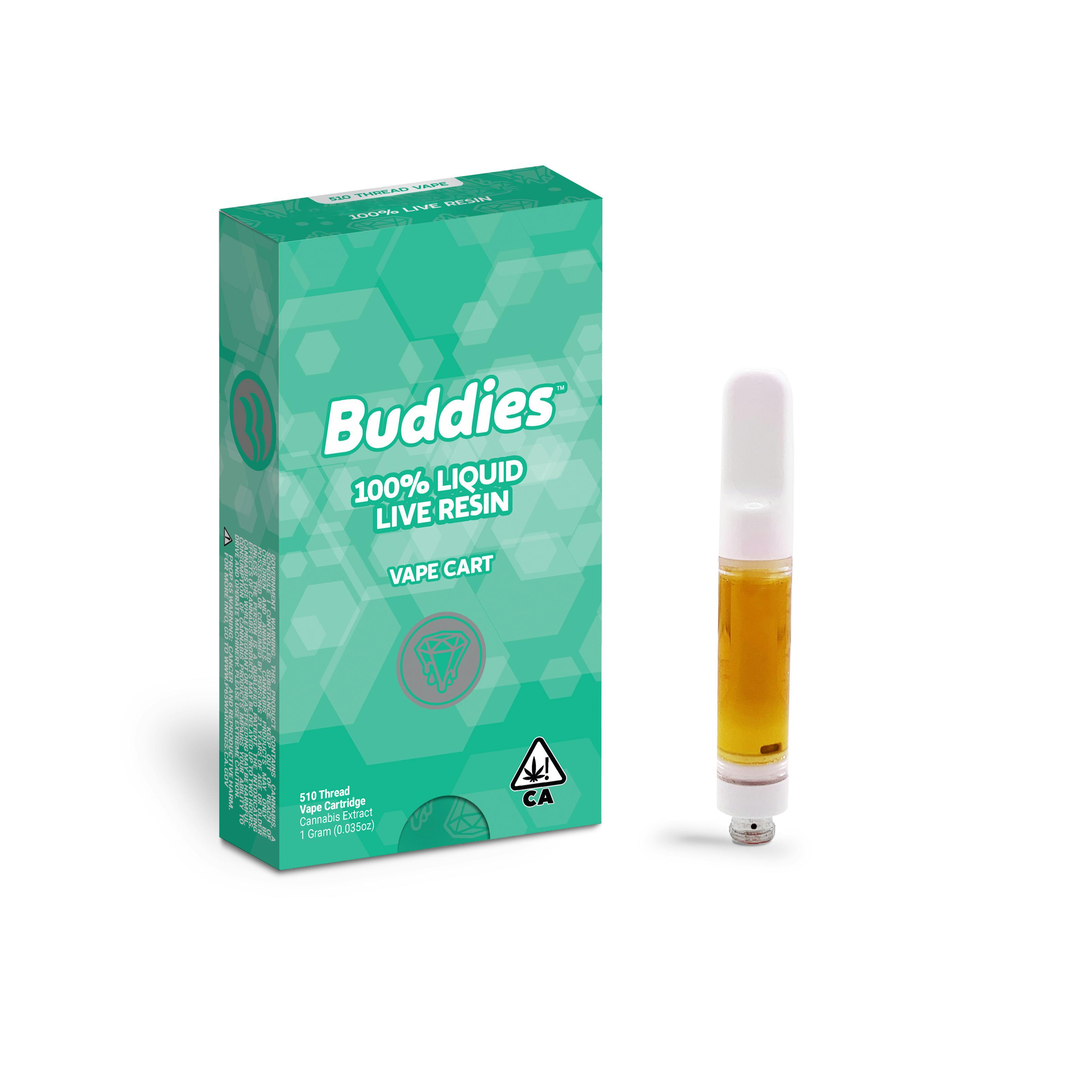 Photograph of product: Buddies | Ak 47 Live Resin Cartridge | 1g