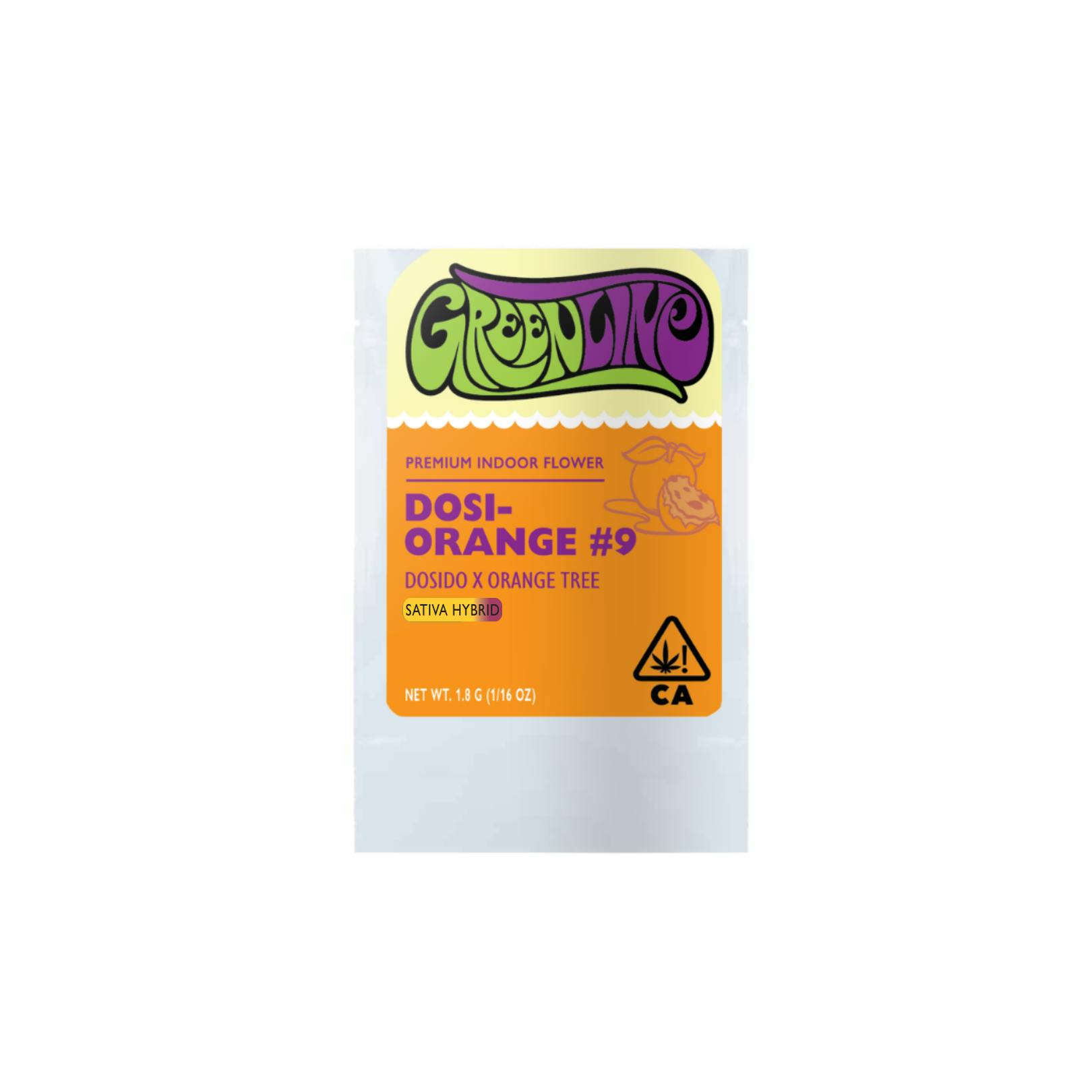 Photograph of product: GREENLINE DOSI-ORANGE #9 1.8 FLOWER