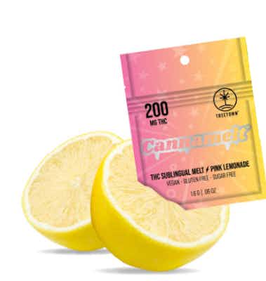 Photograph of product: Tree Town Cannamelts - Pink Lemonade - 200MG