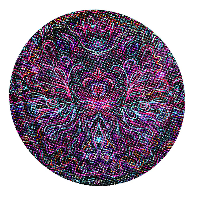 Photograph of product: 8" Whimsical Dab Mat