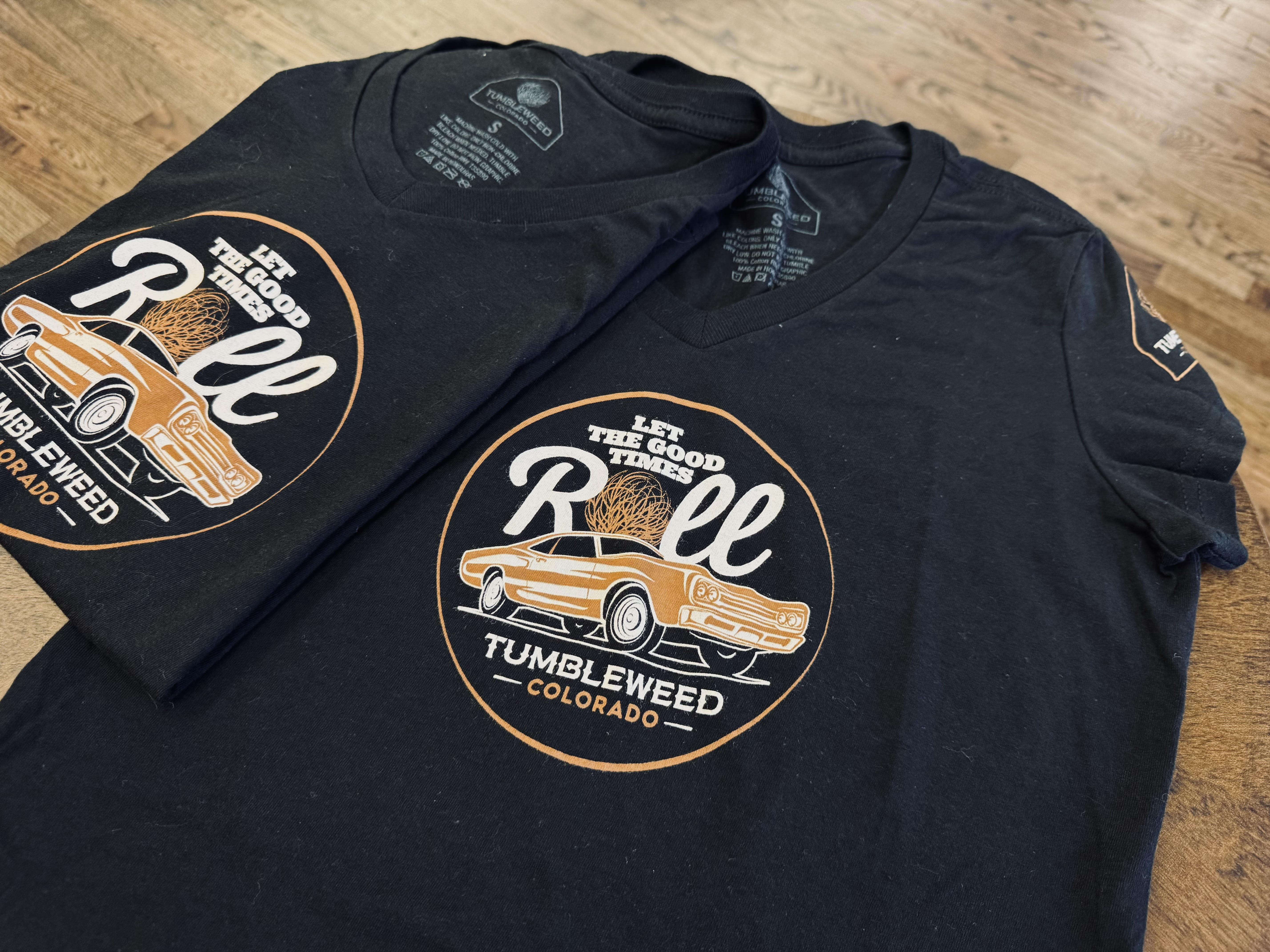 Photograph of product: Tumbleoui'd Shirt | Good Times | Black - | Small