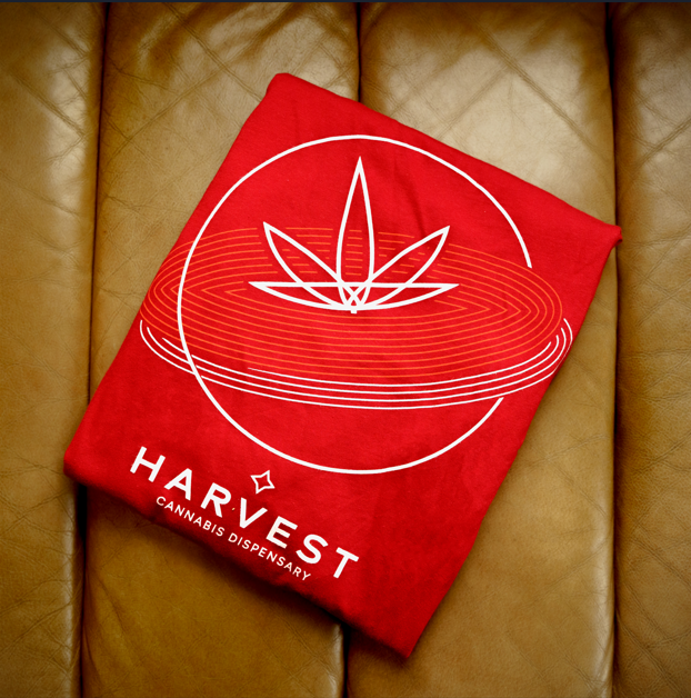 Photograph of product: Harvest - Long Sleeve T - Rings - Red - XL
