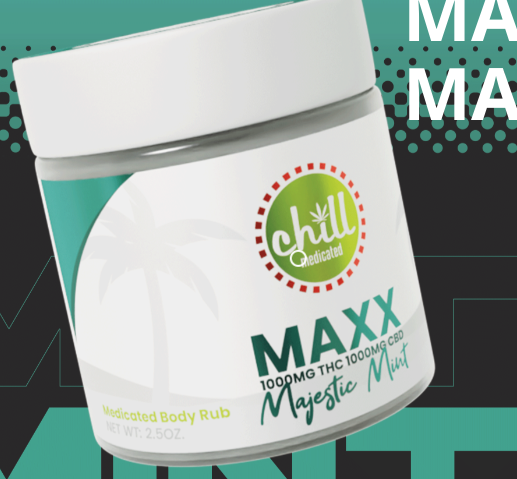 Photograph of product: Majestic Mint MAXX Body Rub 1:1