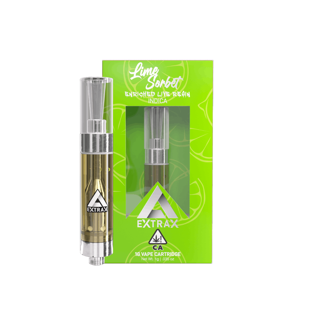 Photograph of product: 1g Lime Sorbet Cartridge - Oui'd | Extrax