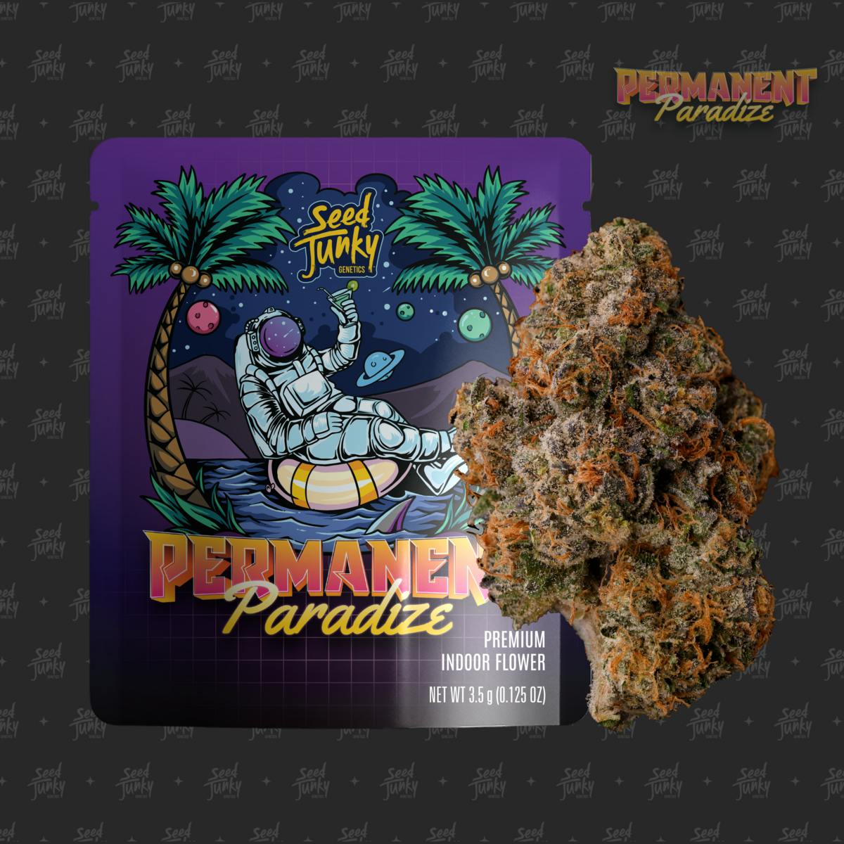 Photograph of product: Seed Junky | Permanent Paradize Prepack Flower | REC - 3.5g
