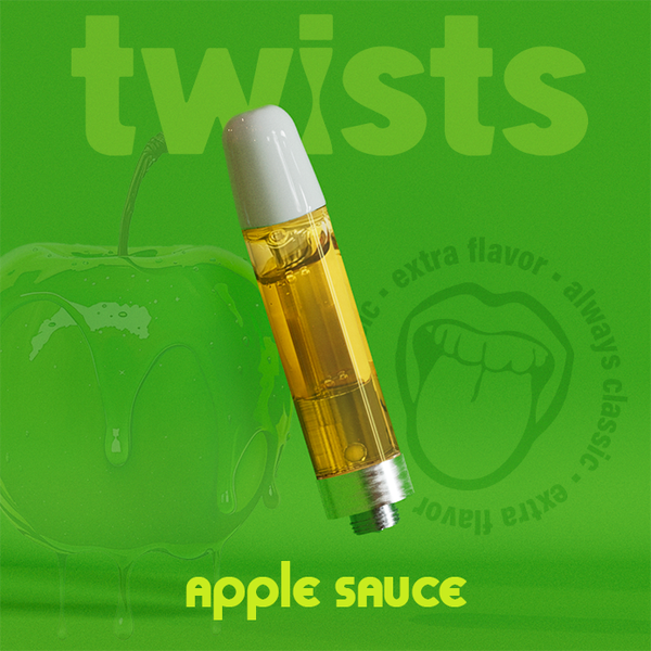 Photograph of product: Oil Twist - Apple Sauce - Cartridge - 1000 mg