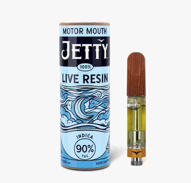 Photograph of product: Jetty Motor Mouth Oui'd Live Resin Vape Cart