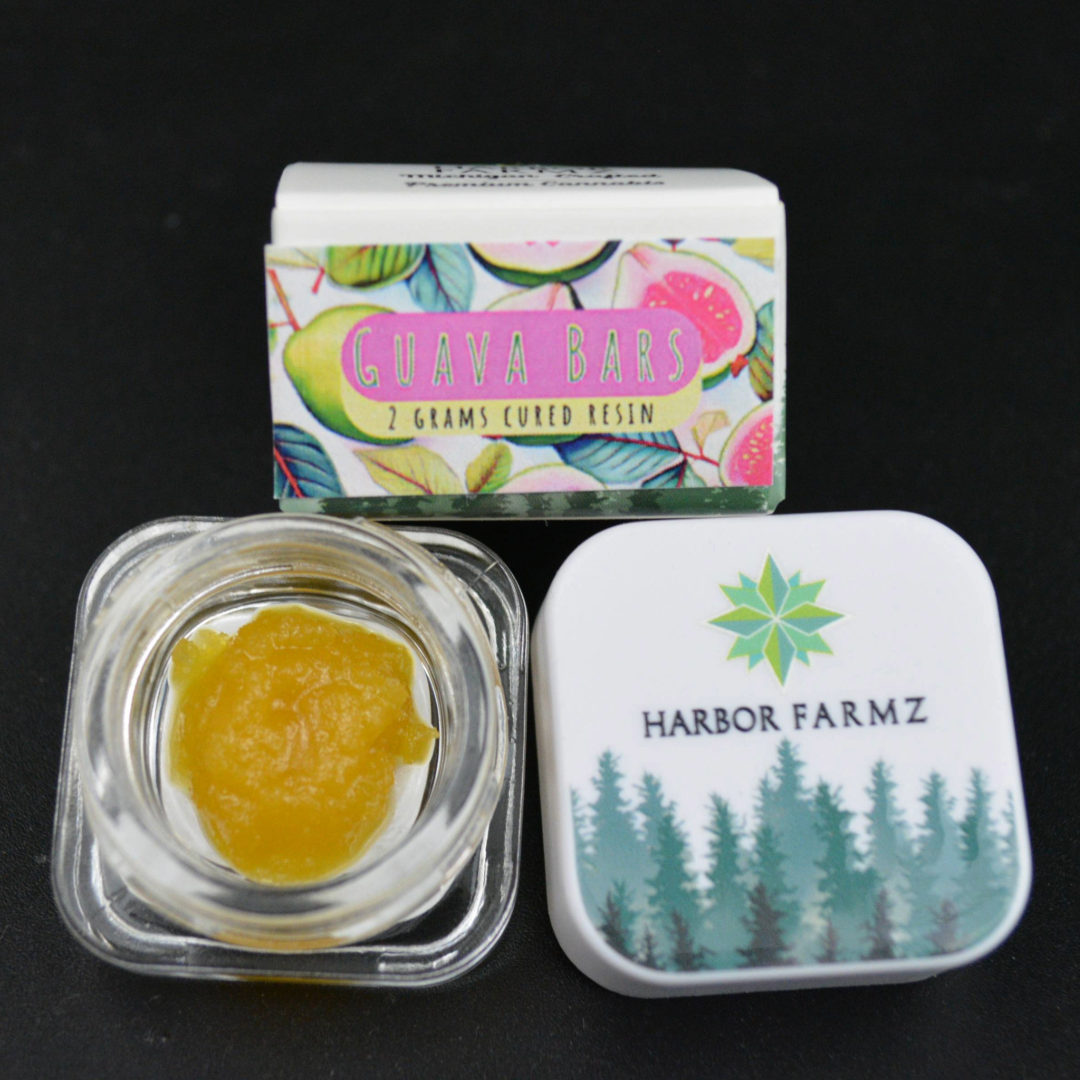 Photograph of product: Harbor Farmz Cured Resin   Guava Bars