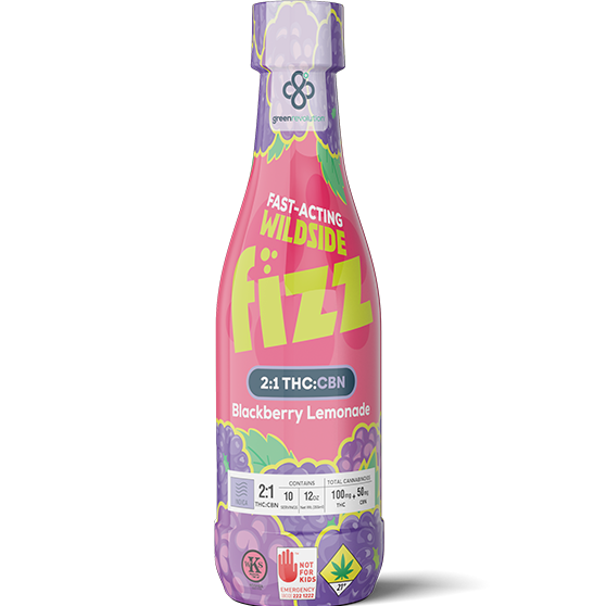 Photograph of product: Blackberry Lemonade Wildside Fizz [100mg TH-oui + 50mg CBN]