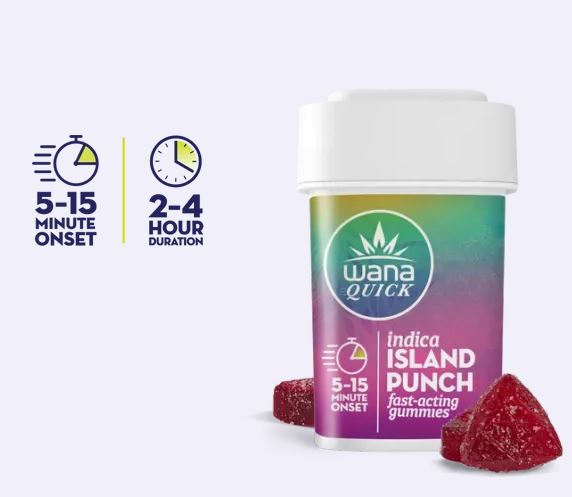 Photograph of product: Island Punch Quick Gummies | 100mg