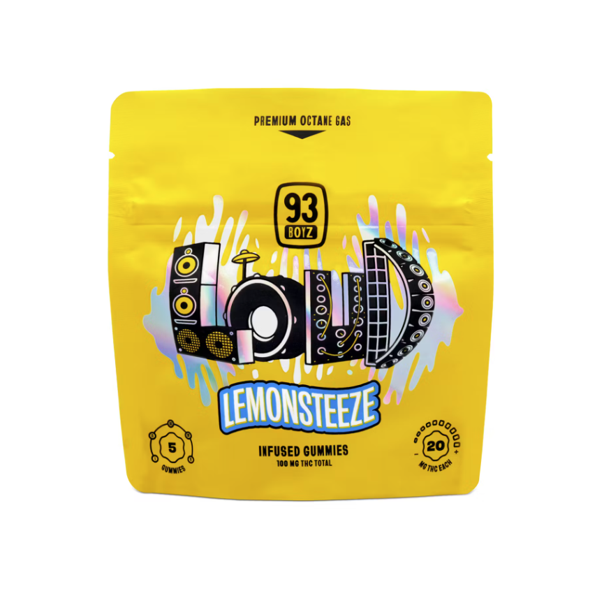 Photograph of product: Gummy LOUD Lemonsteeze [5pk] | 100mg