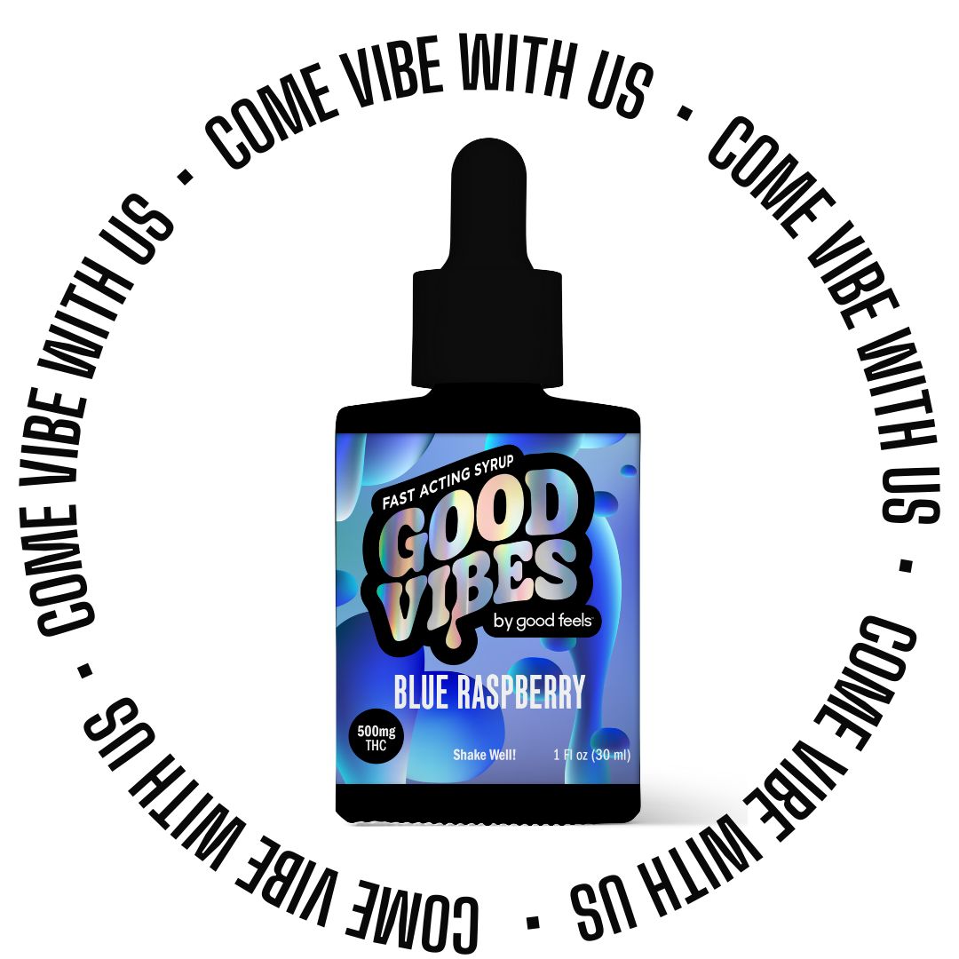Photograph of product: Blue Raspberry Syrup Tincture | 500mg