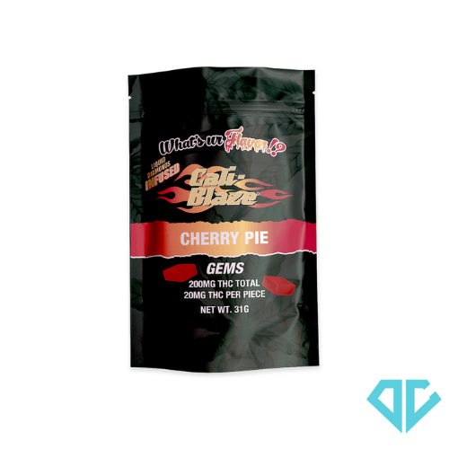 Photograph of product: Cali-Blaze Cherry Pie Gummies 200MG