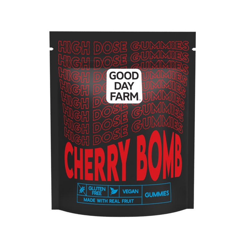 Photograph of product: GDF: Multi-Dose Gummies | Cherry Bomb | 400mg | 10pk