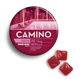 Photograph of product: 100mg Excite Gummies | Wild Cherry