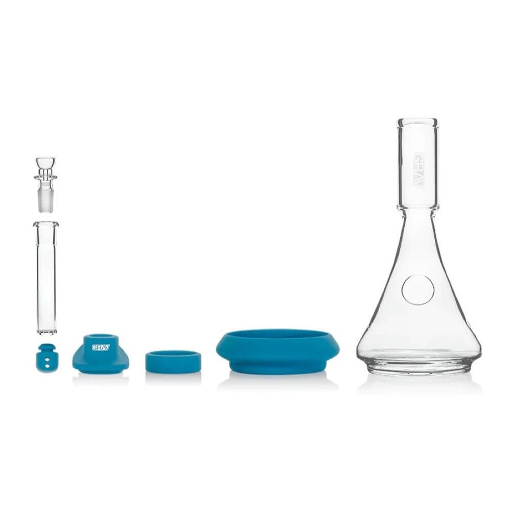 Photograph of product: GRAV Deco Beaker In Silicone | Black