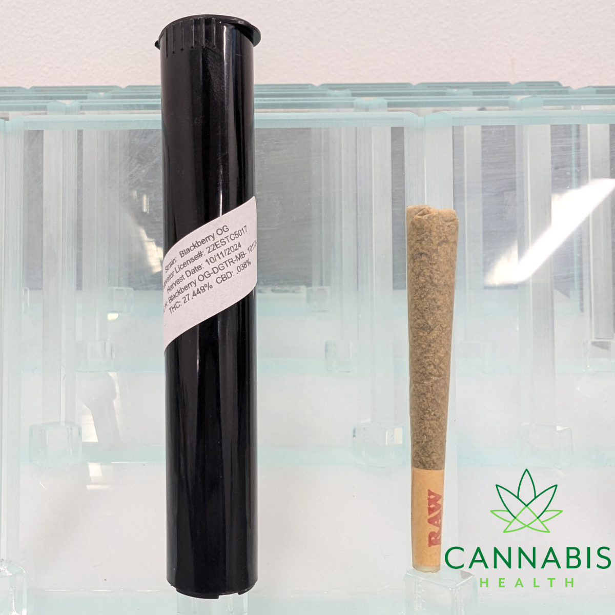 Photograph of product: Dakota Green | Blackberry OG | .9g Pre-Roll