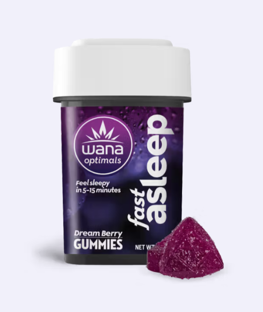 Photograph of product: Wana - Quick Acting Dream Berry 2:1:1:1 (CBD:CBN:CBG:THC) Chews (10ct/2mg)