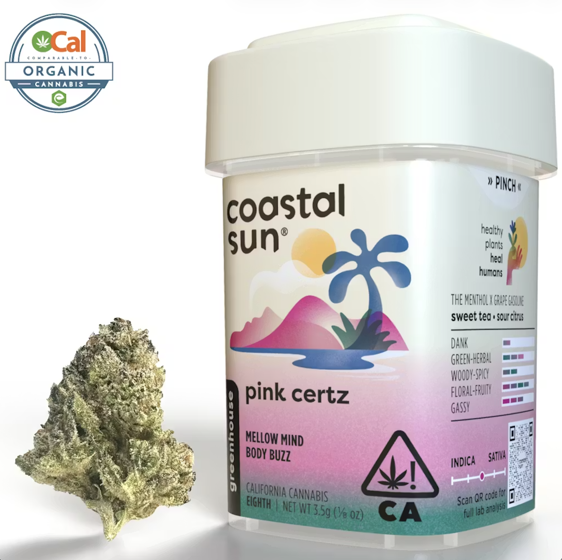 Photograph of product: Pink Certz (H) 3.5g 8th - Coastal Sun