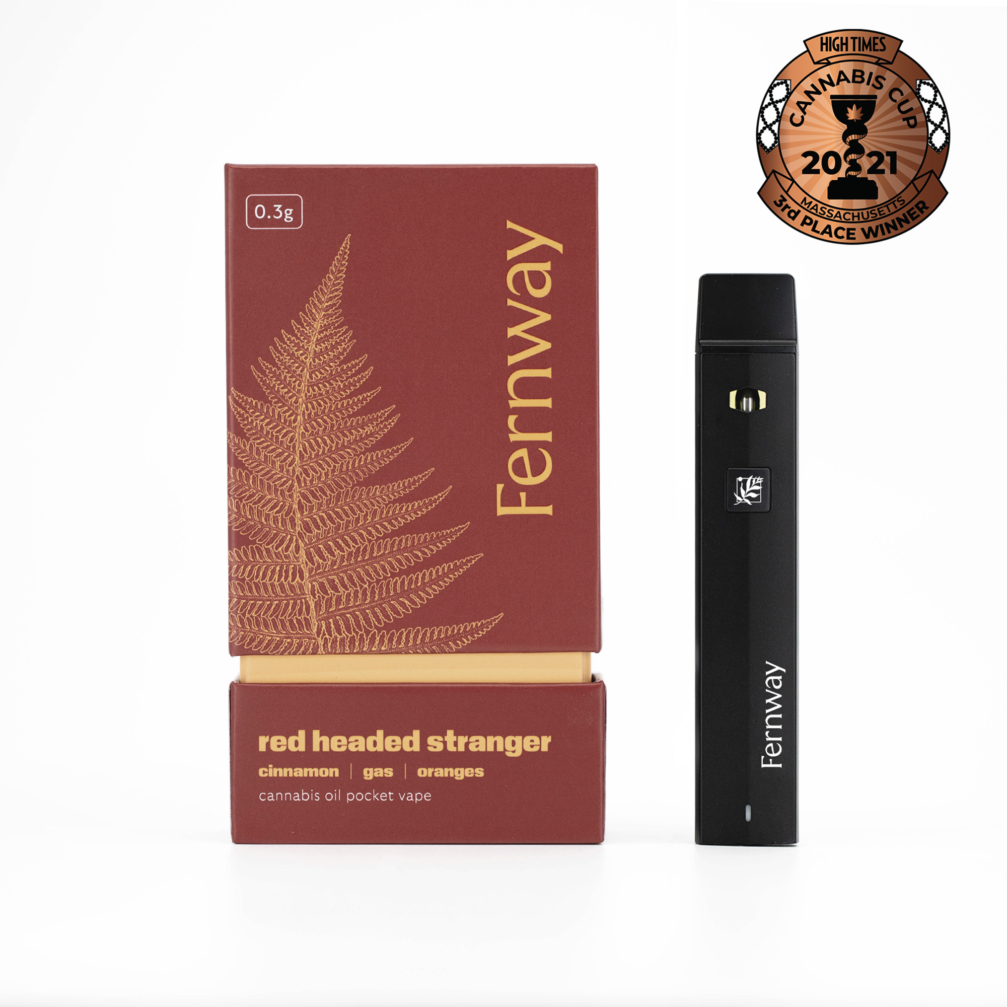 Photograph of product: Fernway | .3g Traveler Disposable | Red Headed Stranger