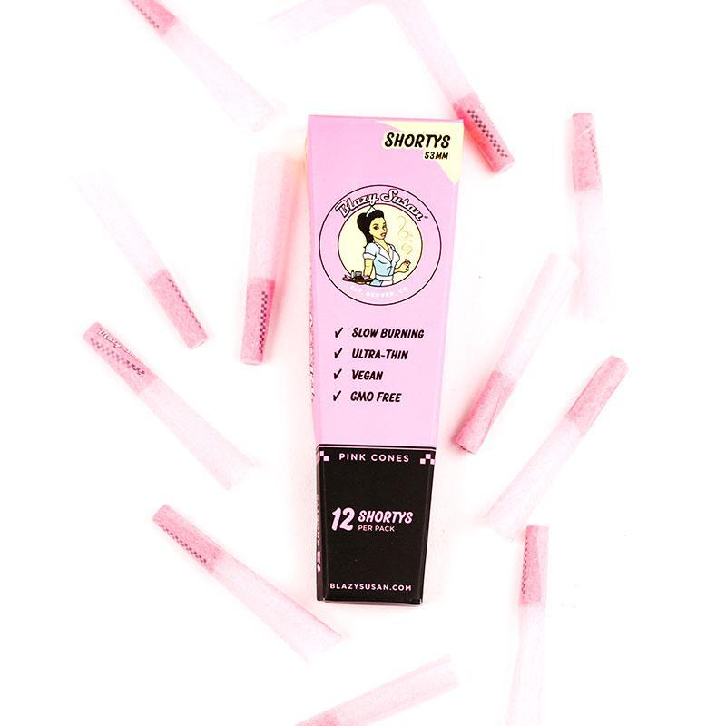 Photograph of product: Blazy Susan Shortys (53mm) Pink Cones 12pk