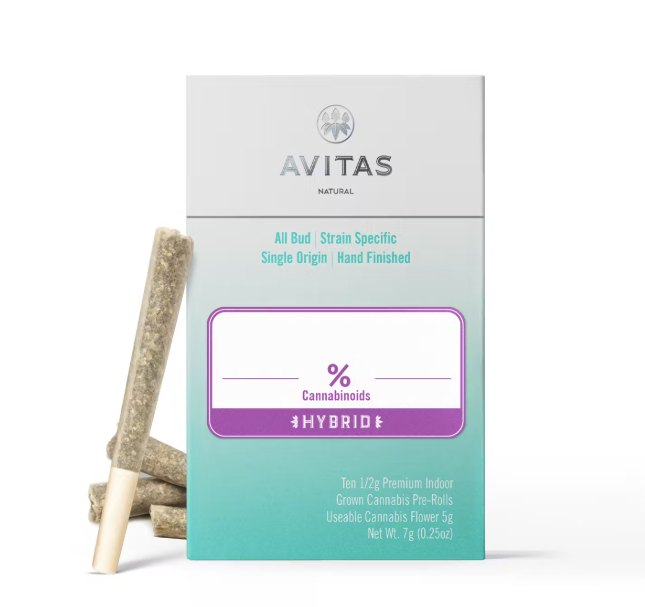 Photograph of product: Avitas - Florida Kush/Banana Cakes - 10pk Pre-Rolls