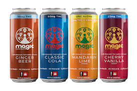 Photograph of product: Magic Mandarin Lime 100mg Soda