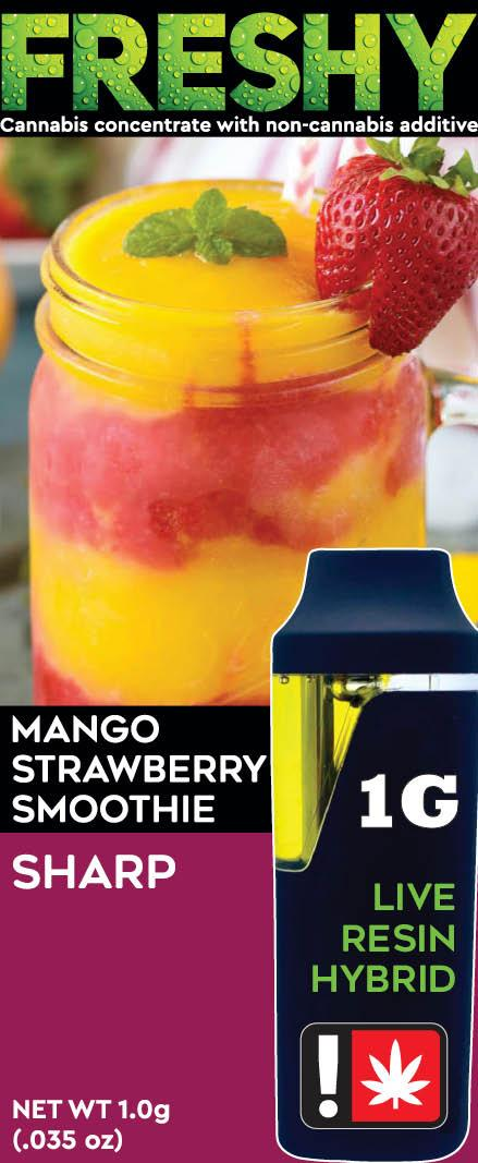 Photograph of product: Freshy 1g Disposable | Mango Strawberry Smoothie