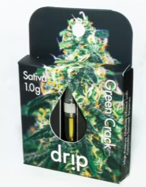 Photograph of product: Drip Green Crack Cart (REC)