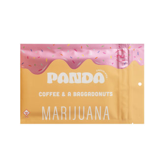 Photograph of product: Panda | Chocolate Bar | Coffee & a Baggadonuts 500mg