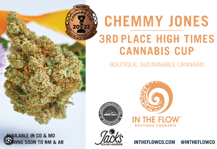 Photograph of product: In the Flow - Chemmy Jones prepacked - 3.5g