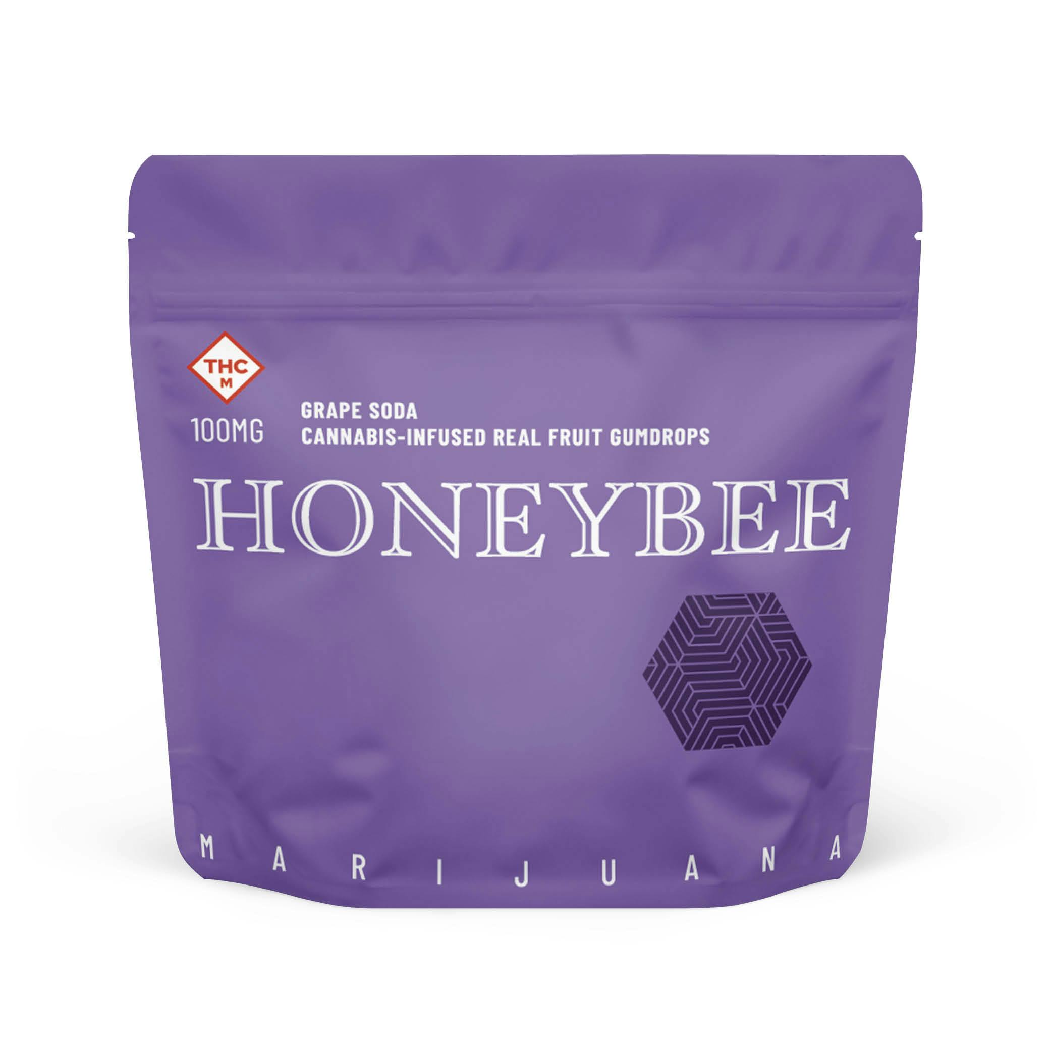 Photograph of product: HONEYBEE | GRAPE SODA | GUMMY | 100MG | HYBRID