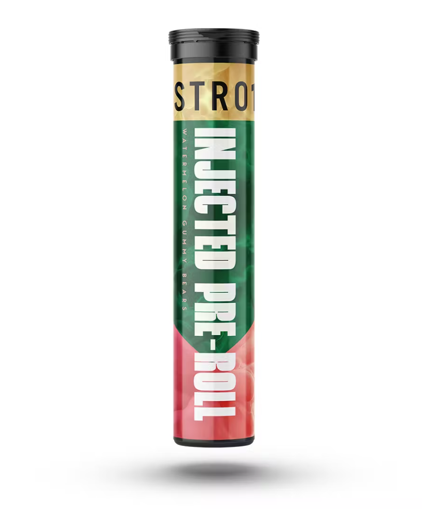 Photograph of product: Watermelon Gummy Bears - Infused Pre-roll - 1.2g