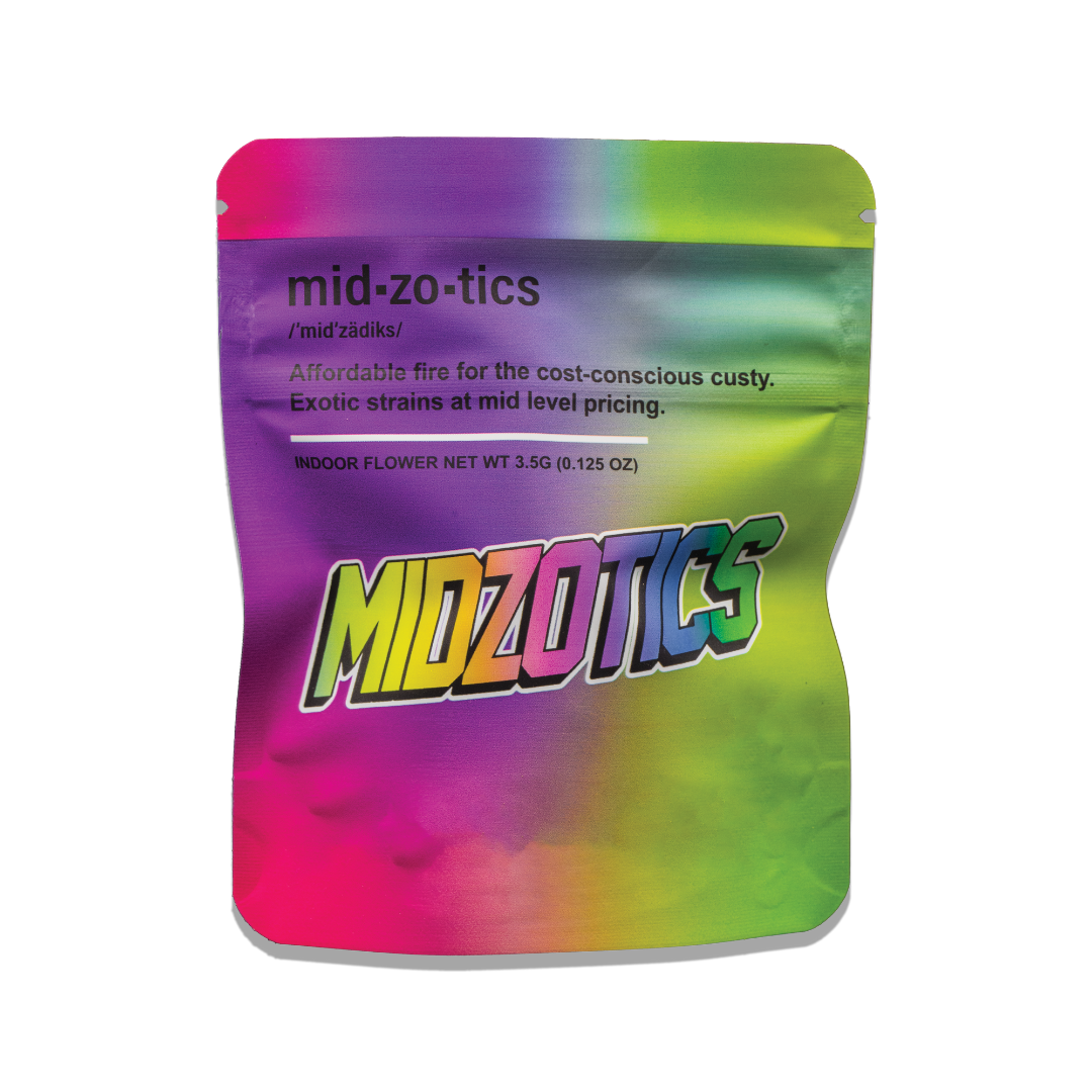 Photograph of product: Midzotics | Candy Kush Prepackaged Flower | 3.5g
