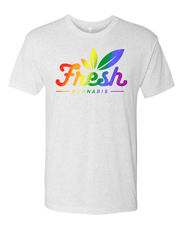 Photograph of product: Fresh - T-Shirt - Pride - White - (S)
