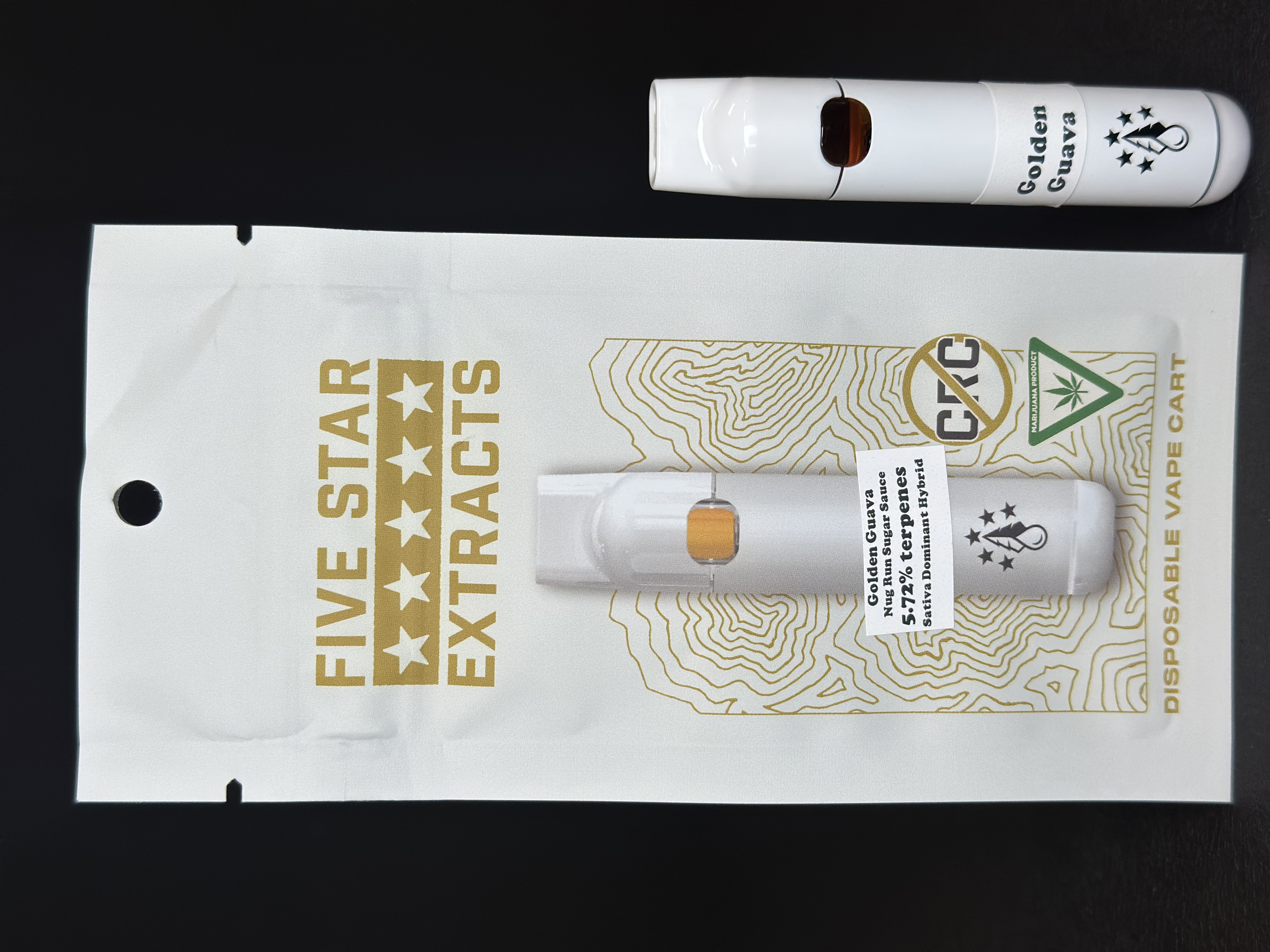 Photograph of product: GOLDEN GUAVA NUG RUN SUGAR SAUCE 1G DISPOSABLE