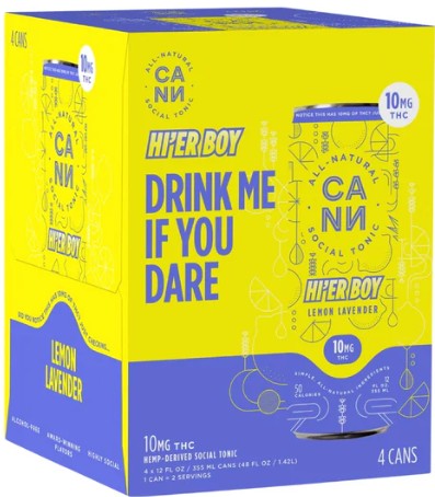 Photograph of product: Lemon Lavender [H] - 40MG Hi-er Boy 4PK