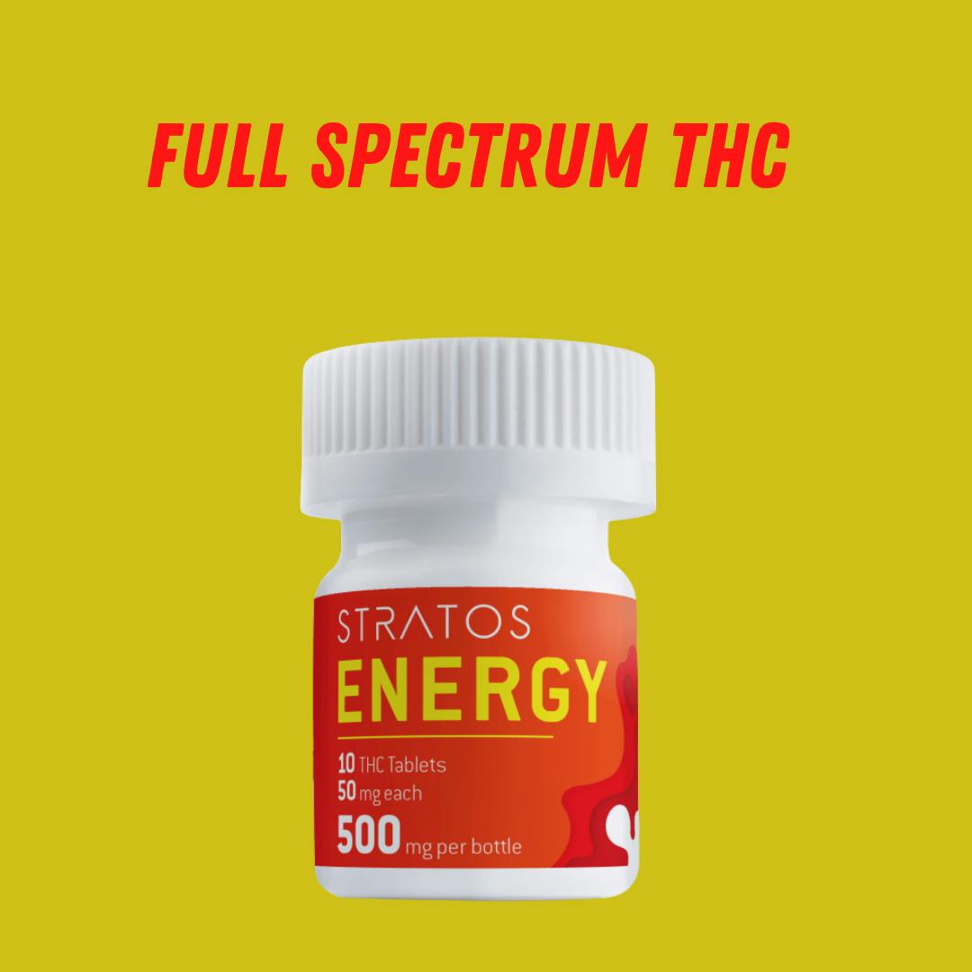 Photograph of product: Stratos Tablets 500mg - Energy