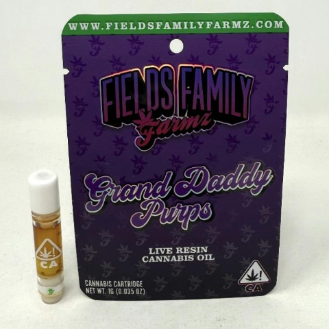 Photograph of product: DIAMOND CART - GRAND DADDY PURPS (1G)