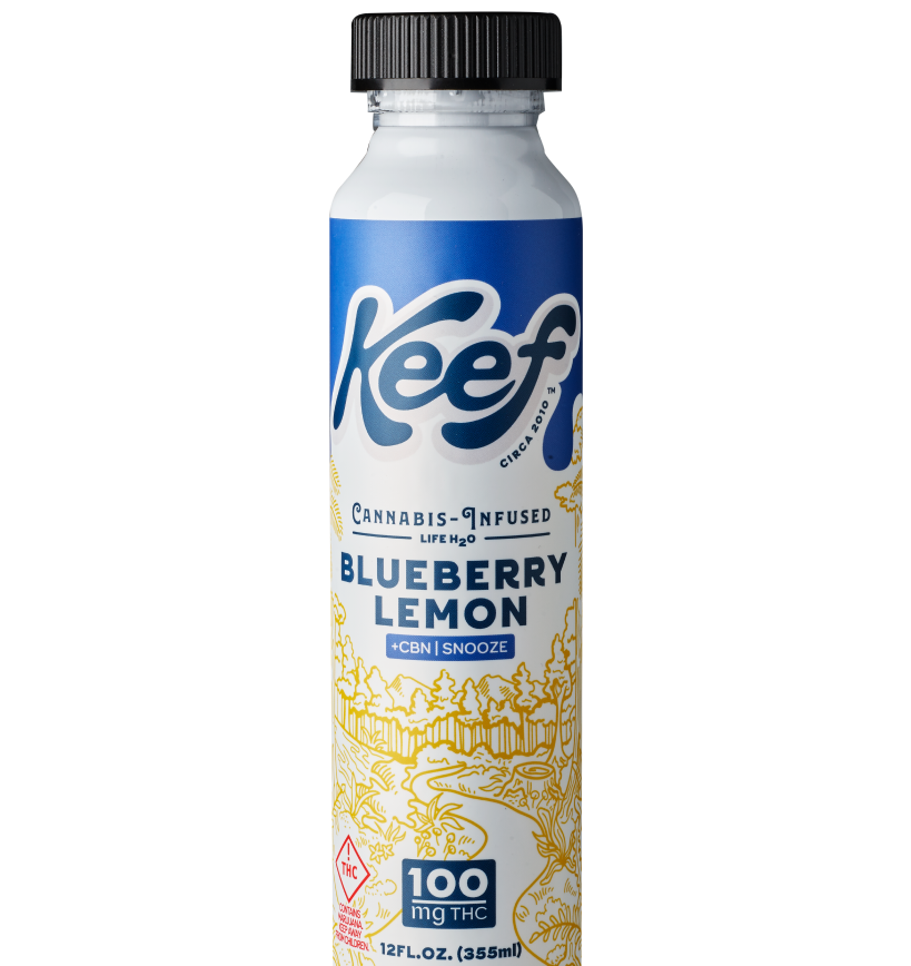 Photograph of product: Keef Life H20 CBN Blueberry Lemon