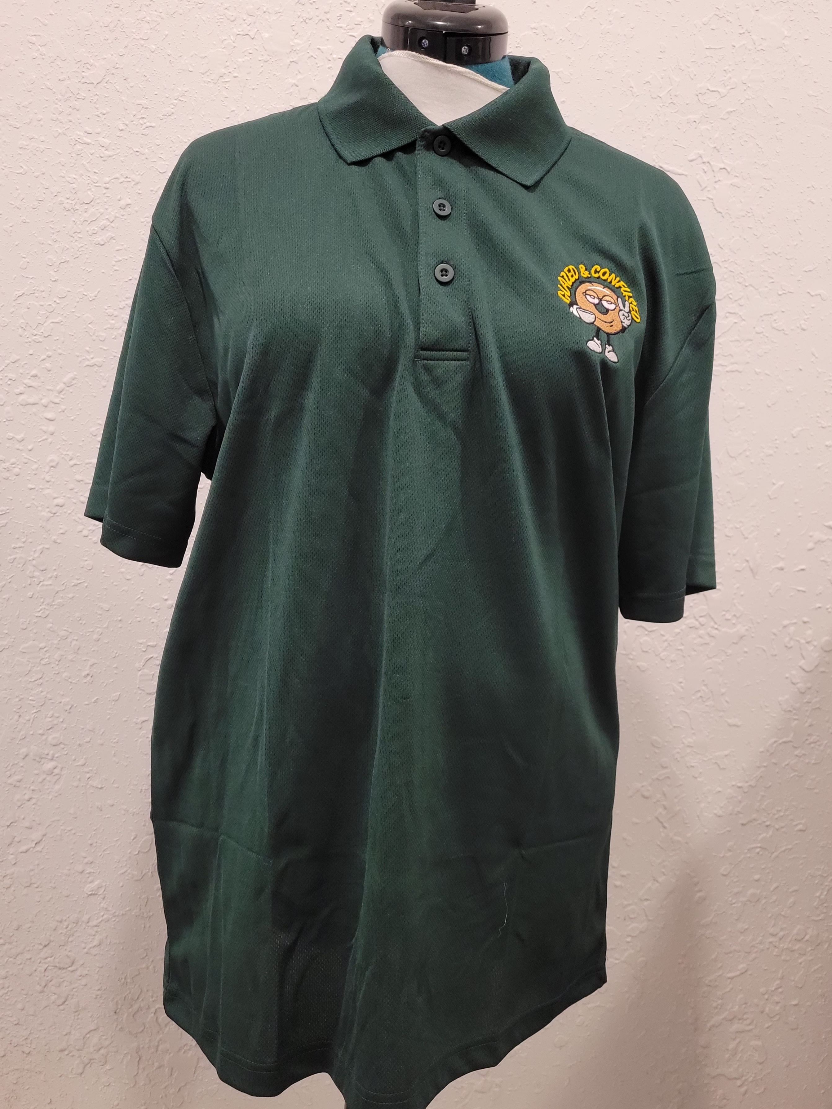 Photograph of product: Glazed Gear - Polo - Forest Green - XXXXL