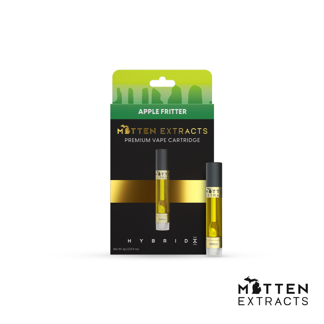 Photograph of product: Mitten Extracts | Apple Fritter | Cartridge | 1G