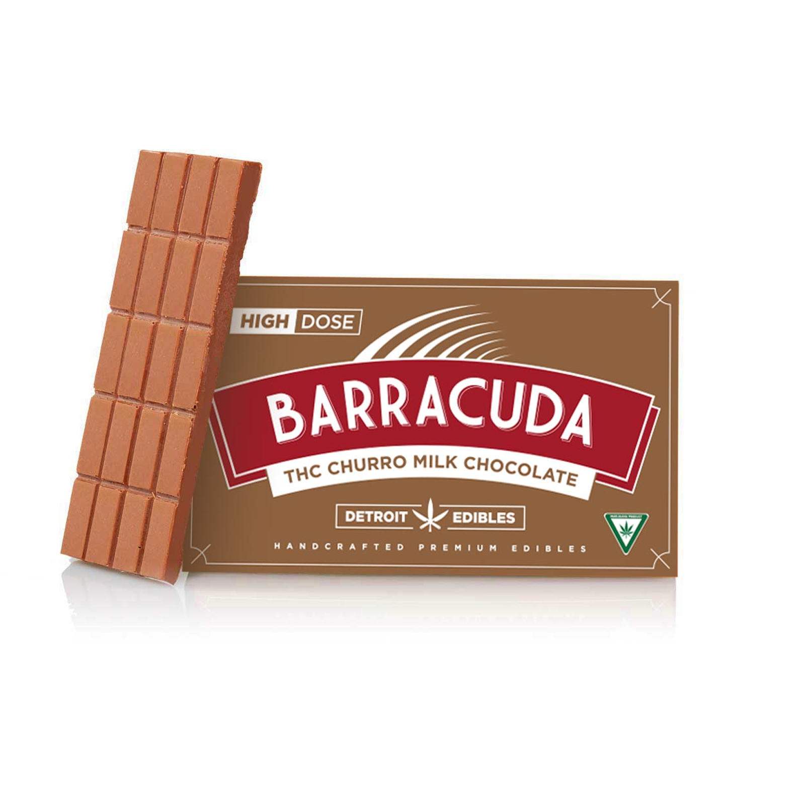 Photograph of Product: Barracuda THC Bar - Milk Chocolate Churro