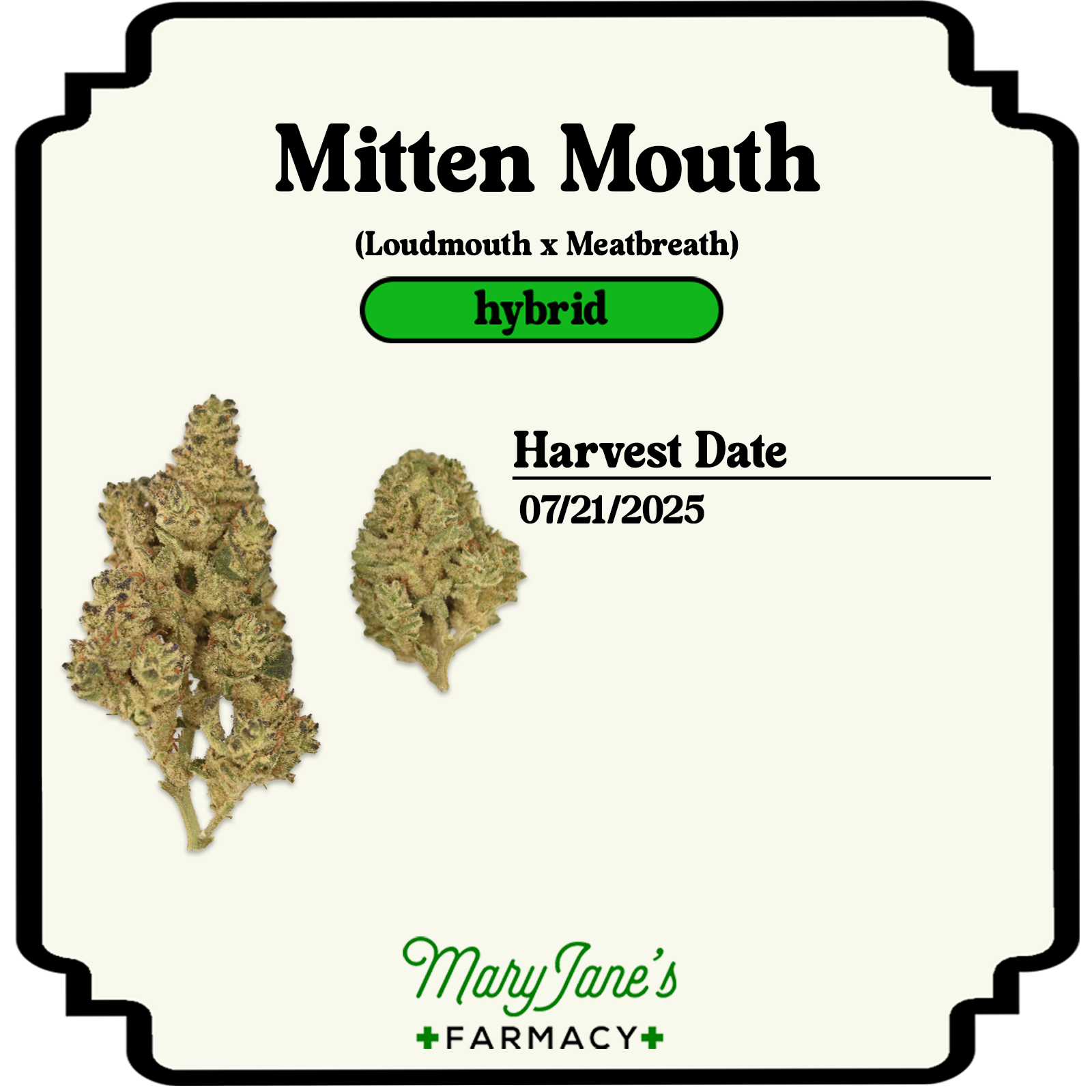 Photograph of product: Mitten Mouth Prepackaged - 28g