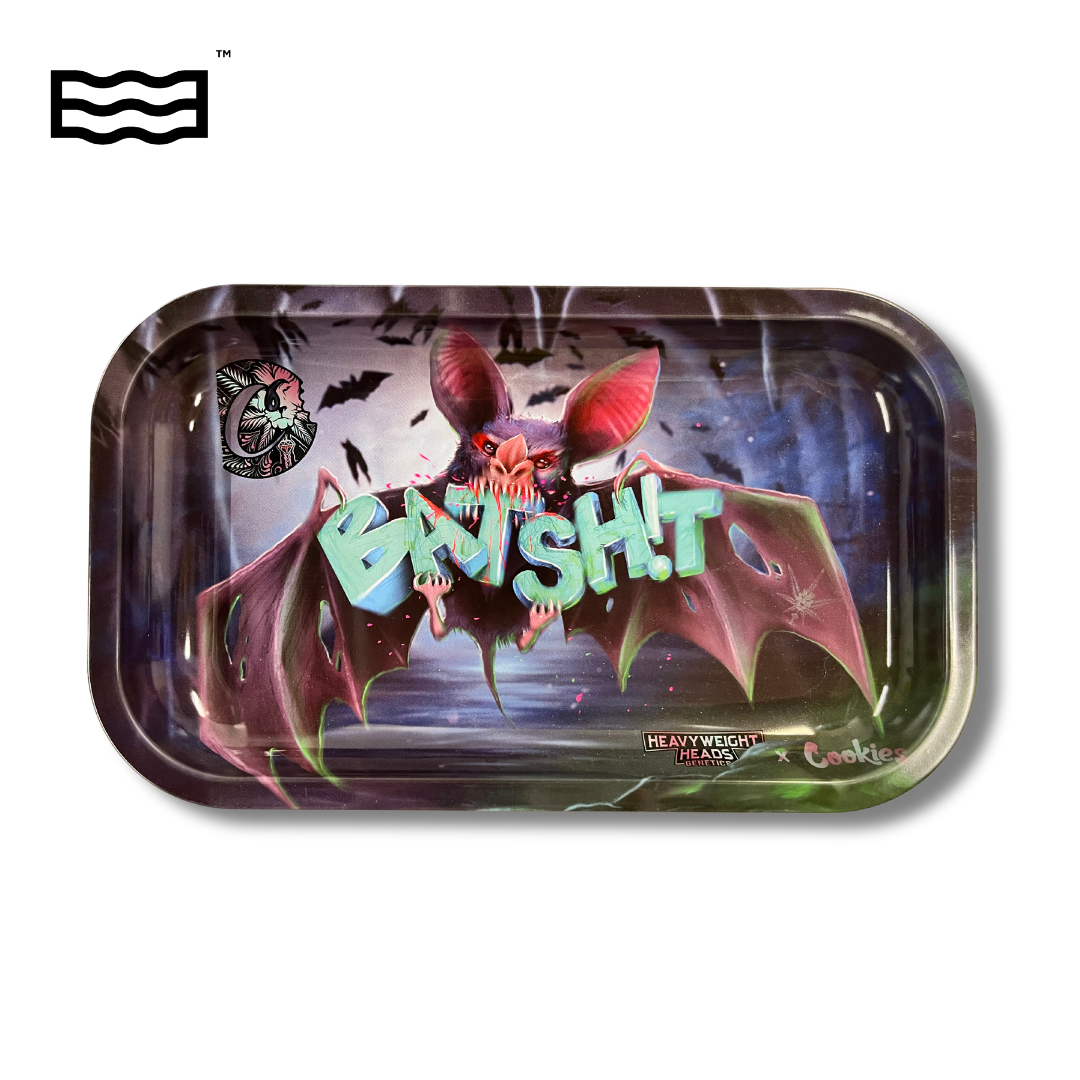 Photograph of product: Heavyweight Heads Batshit Metal Rolling Tray
