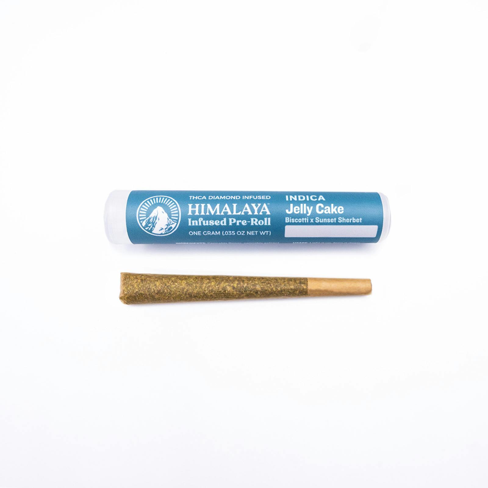 Photograph of product: 1g Jelly Cake (Oui'd) Infused Pre-roll TH-oui:38% $9 or 2/$15
